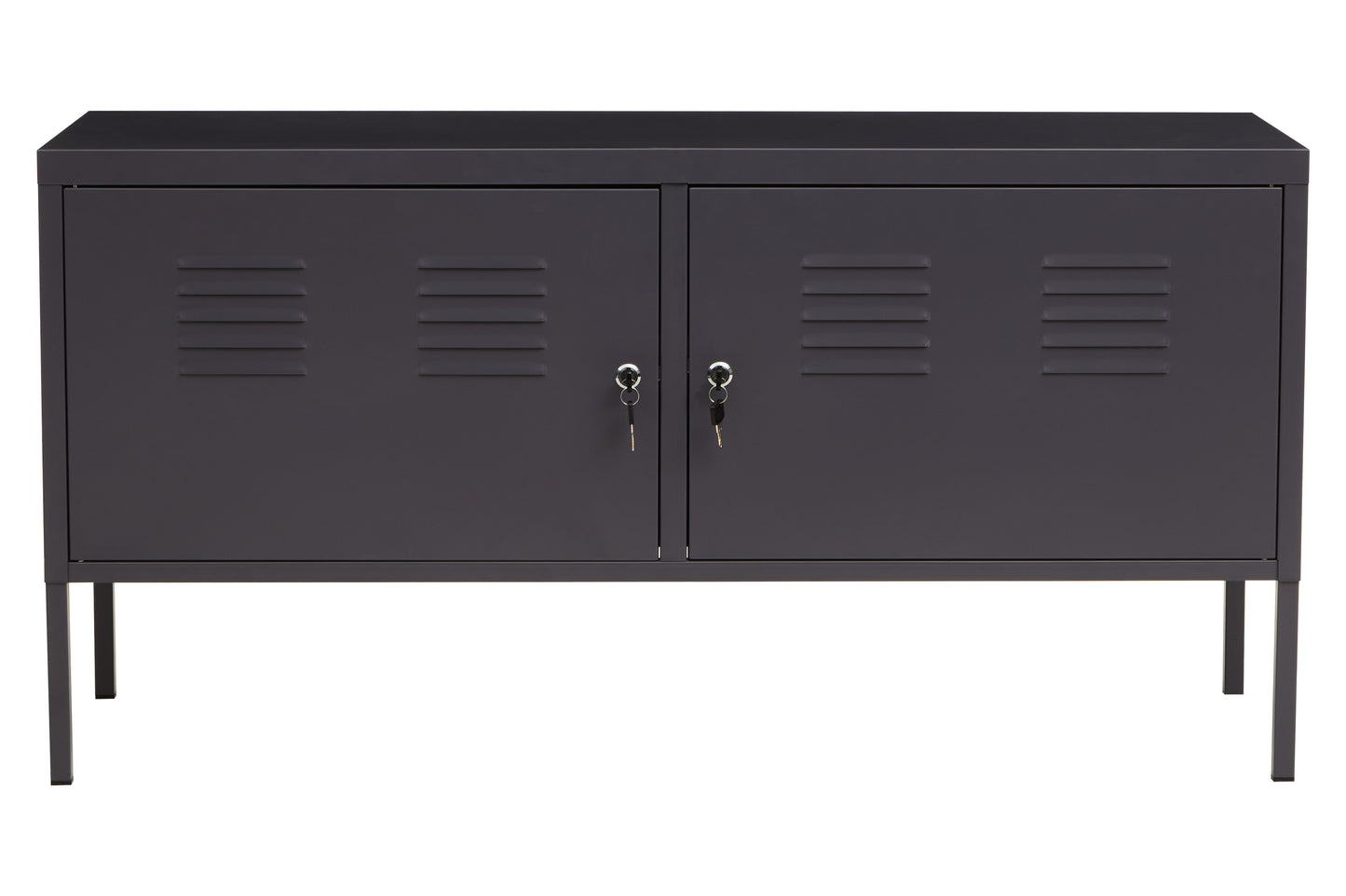 Acade Two Door Grey Locker Cabinet