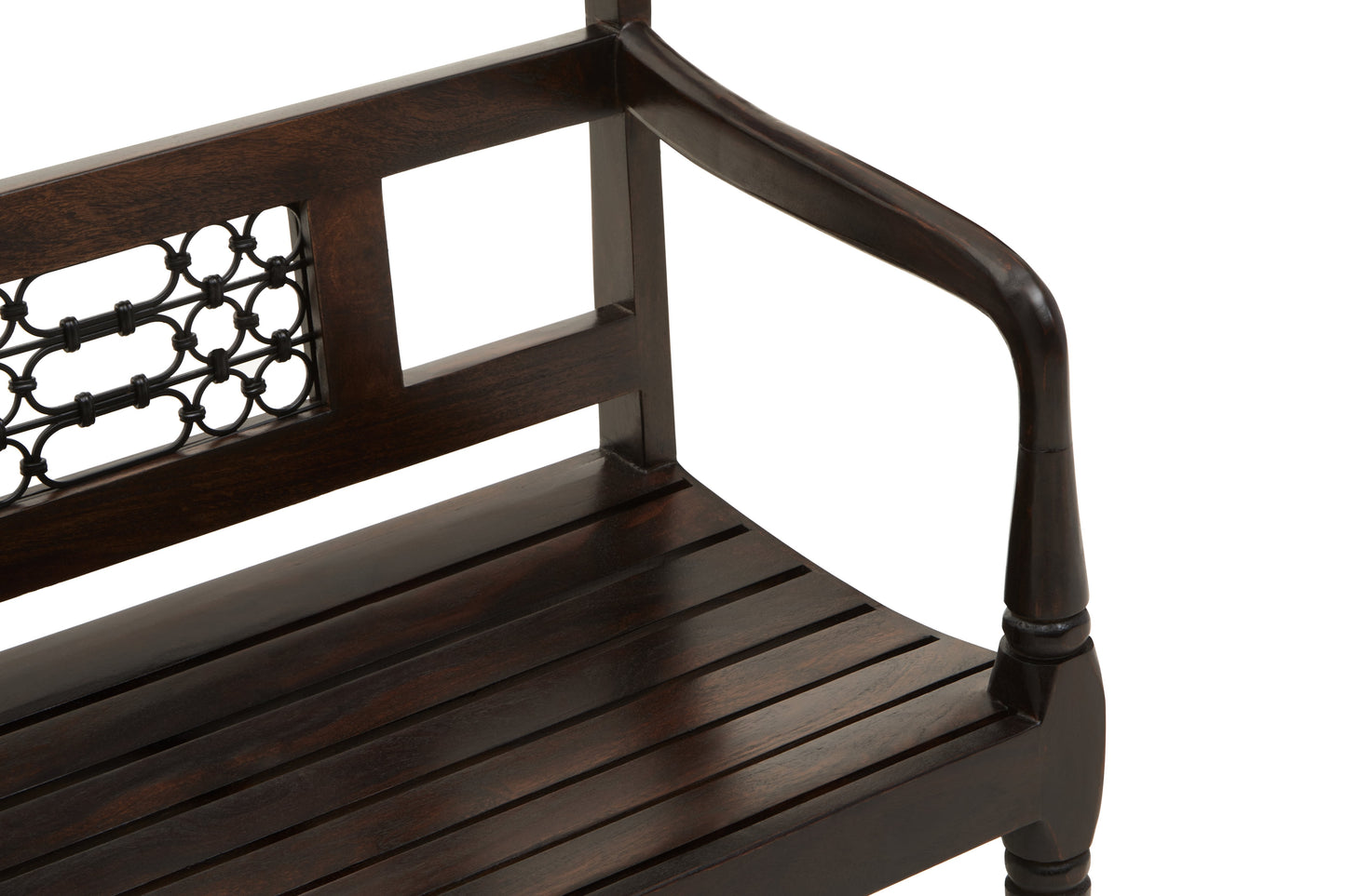 Sirina Dark Sheesham Wood Bench