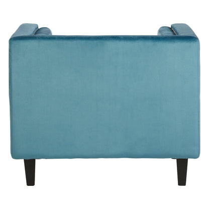 Felis Blue Velvet Chair