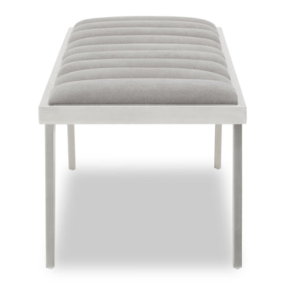 Gildi Grey Bench With Splayed Legs