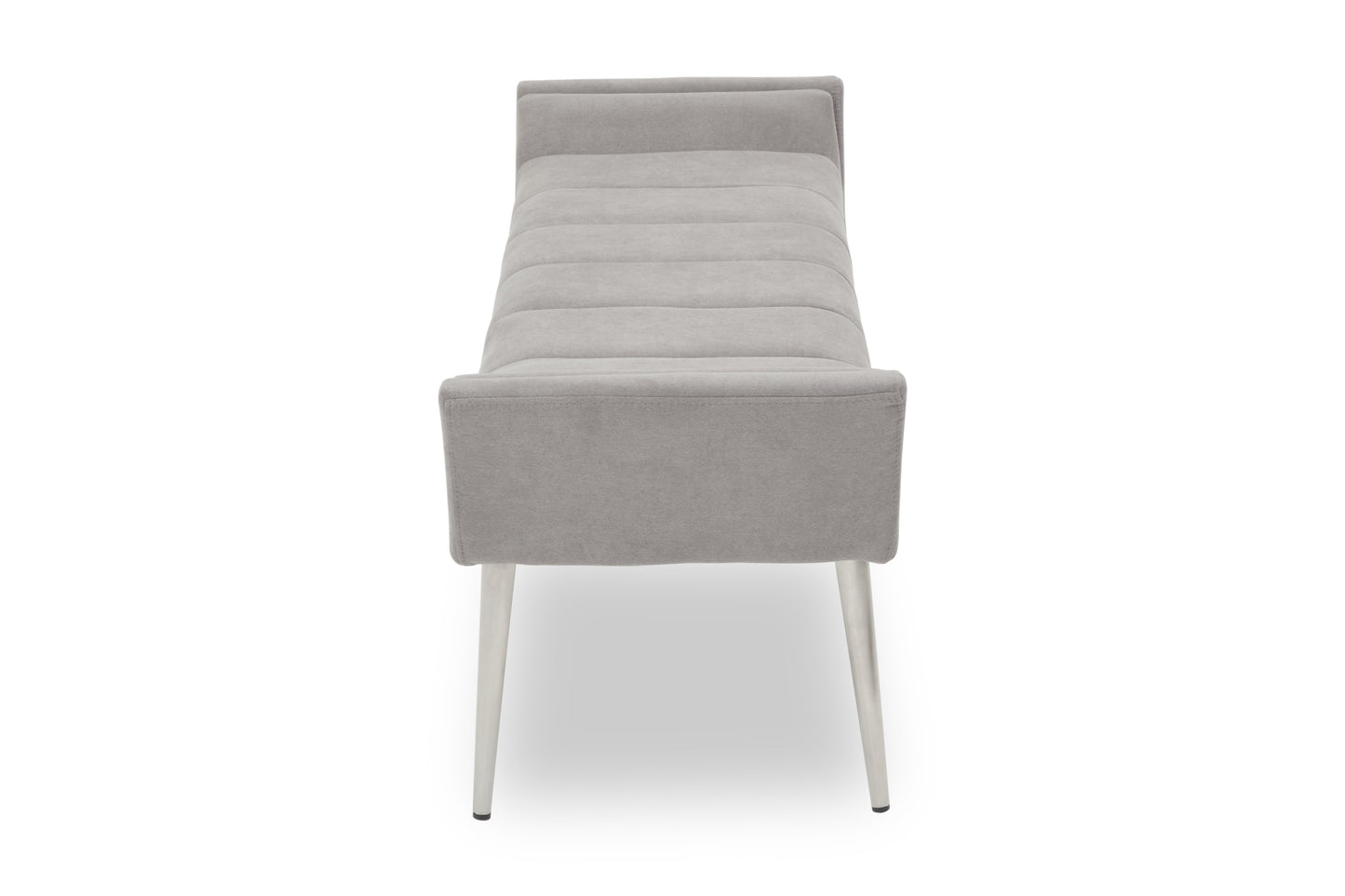 Gildi Grey Bench With Angular Base