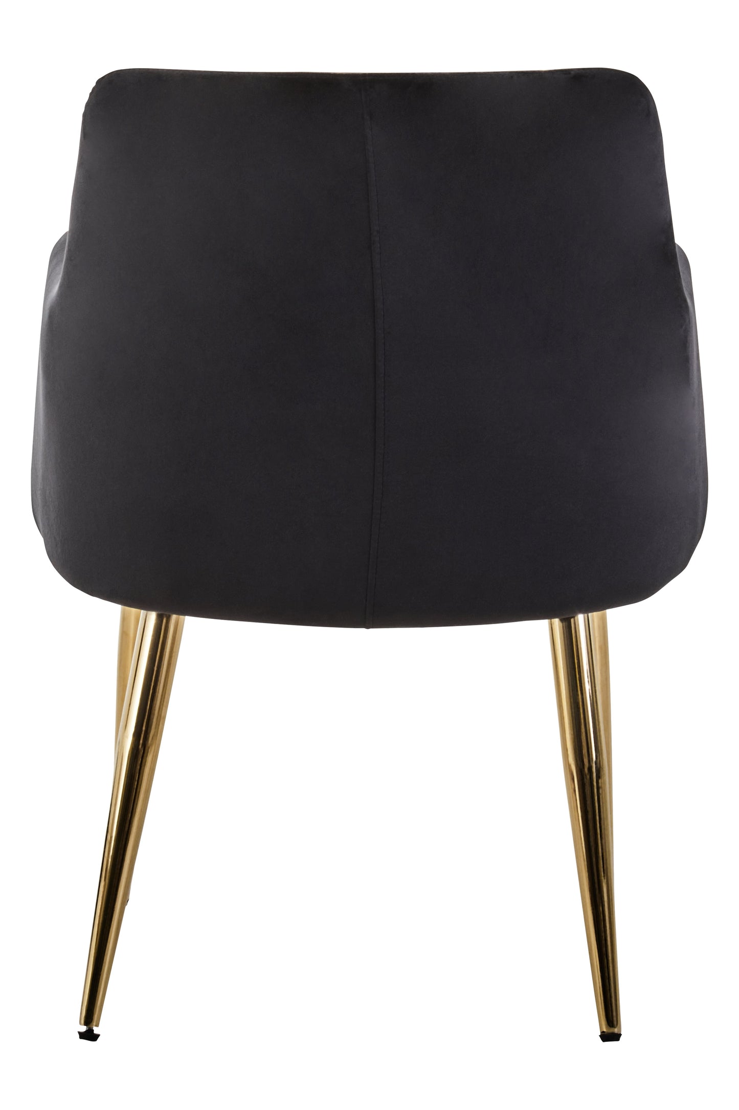 Tamzi Black Velvet Angular Dining Chair