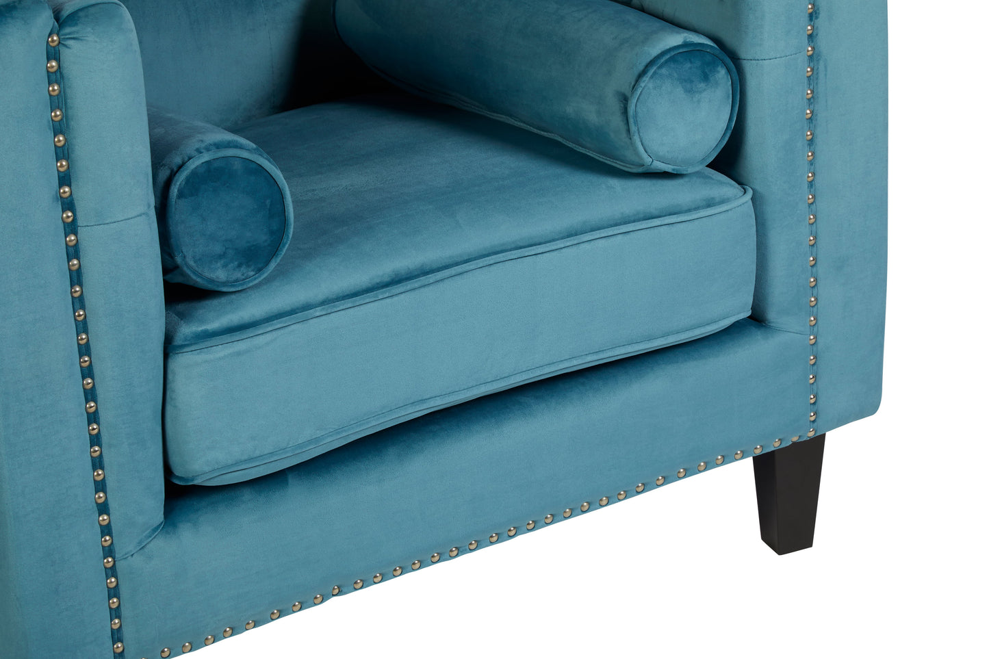 Felis Blue Velvet Chair