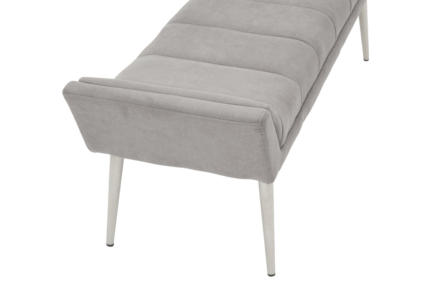 Gildi Grey Bench With Angular Base