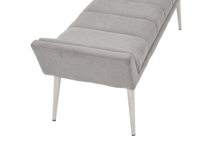 Gildi Grey Bench With Angular Base