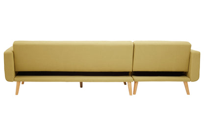 Hansal Hagen Olive Large Corner Sofa Bed