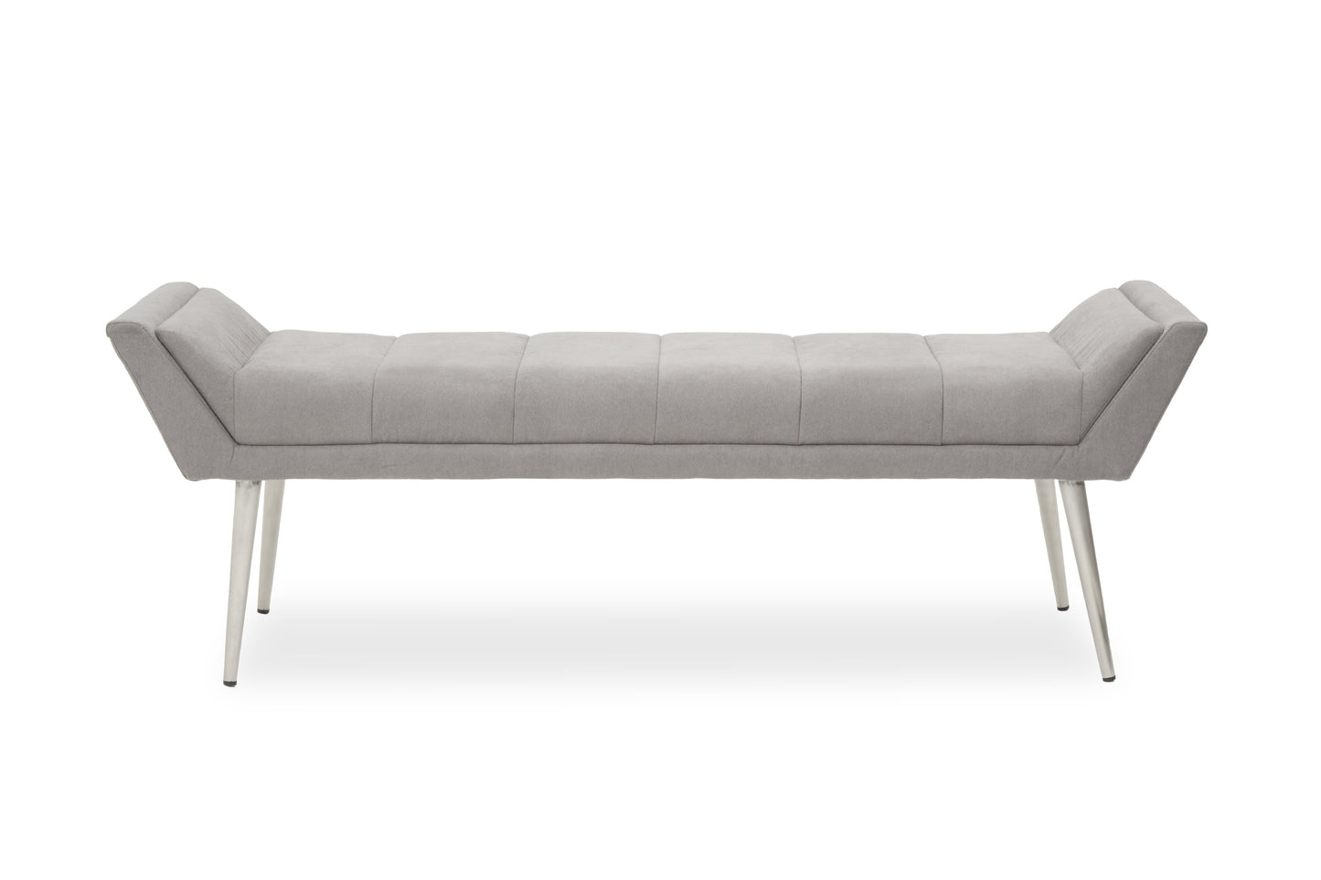 Gildi Grey Bench With Angular Base