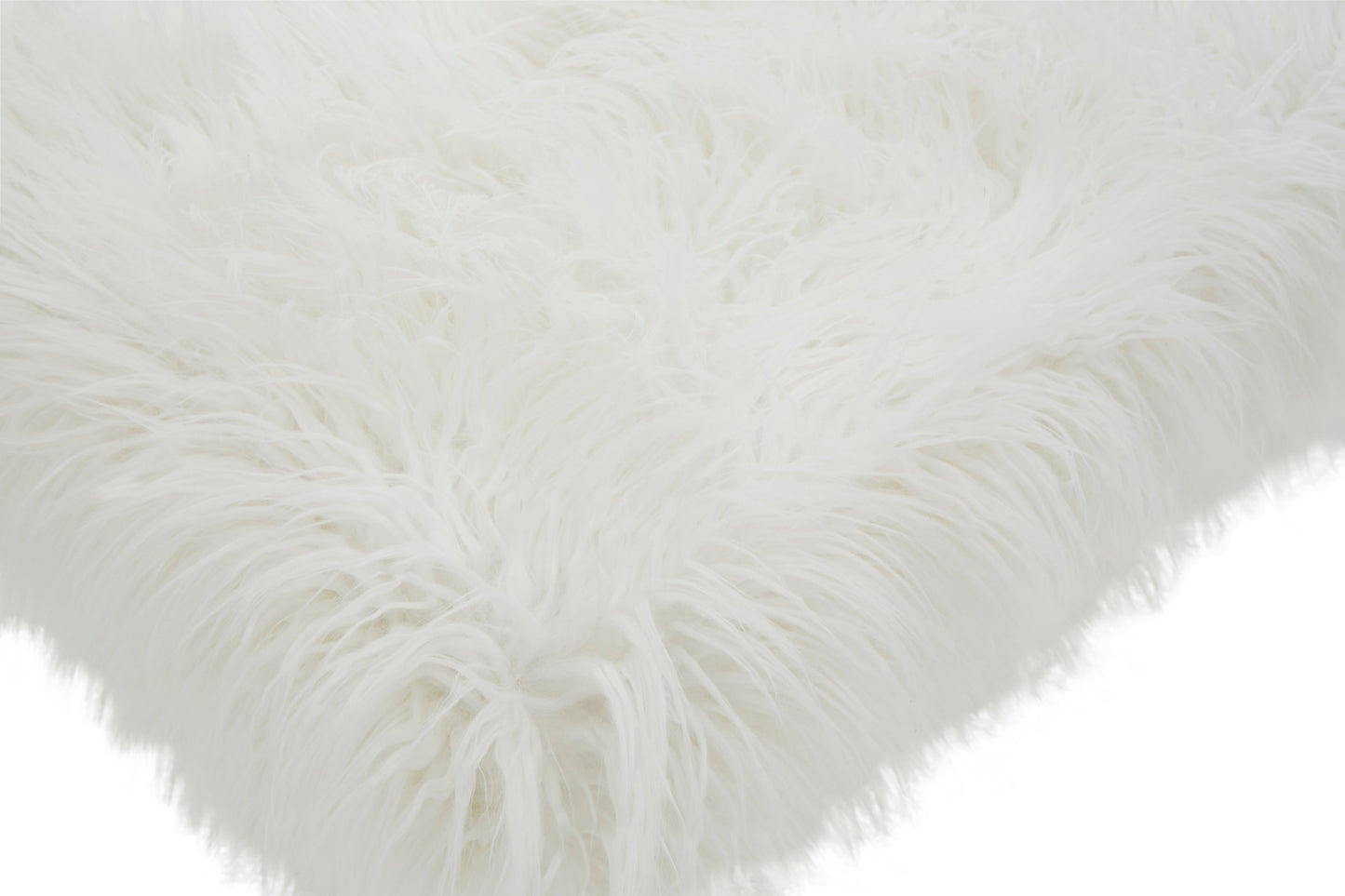 Clare Natural Fur Effect Bench