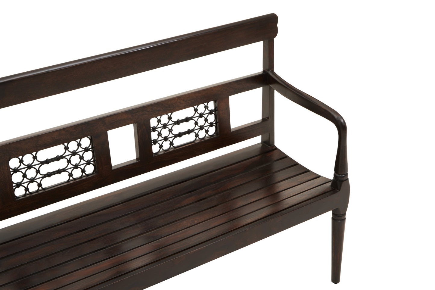 Sirina Dark Sheesham Wood Bench