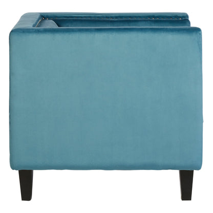 Felis Blue Velvet Chair