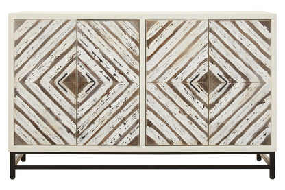 Lombo Wood Pattern Sideboard