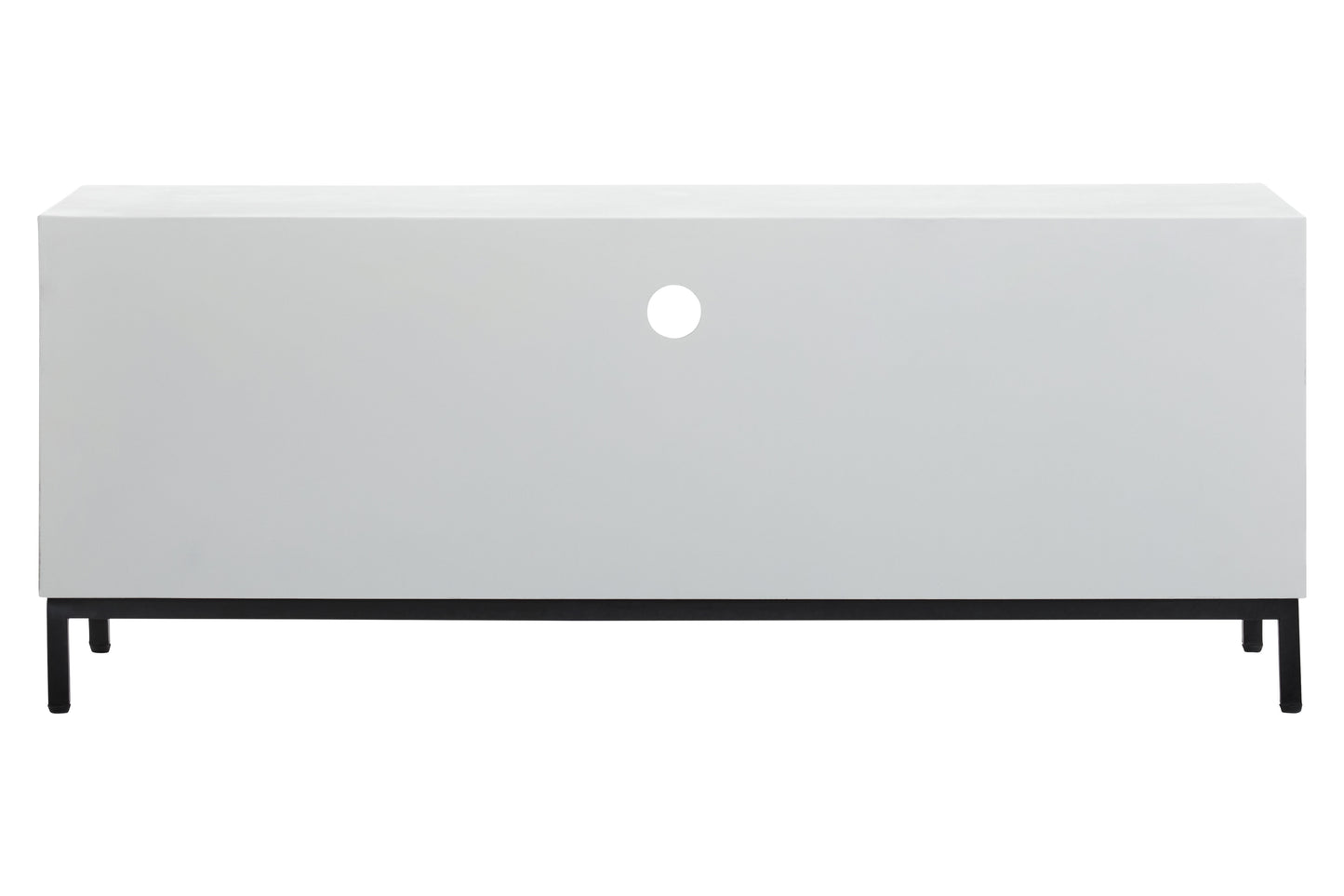 Lombo White Frame Media Unit