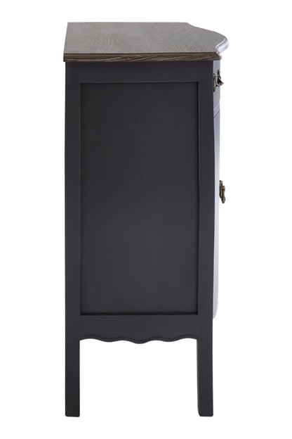 Lore 2 Door Dark Grey Sideboard