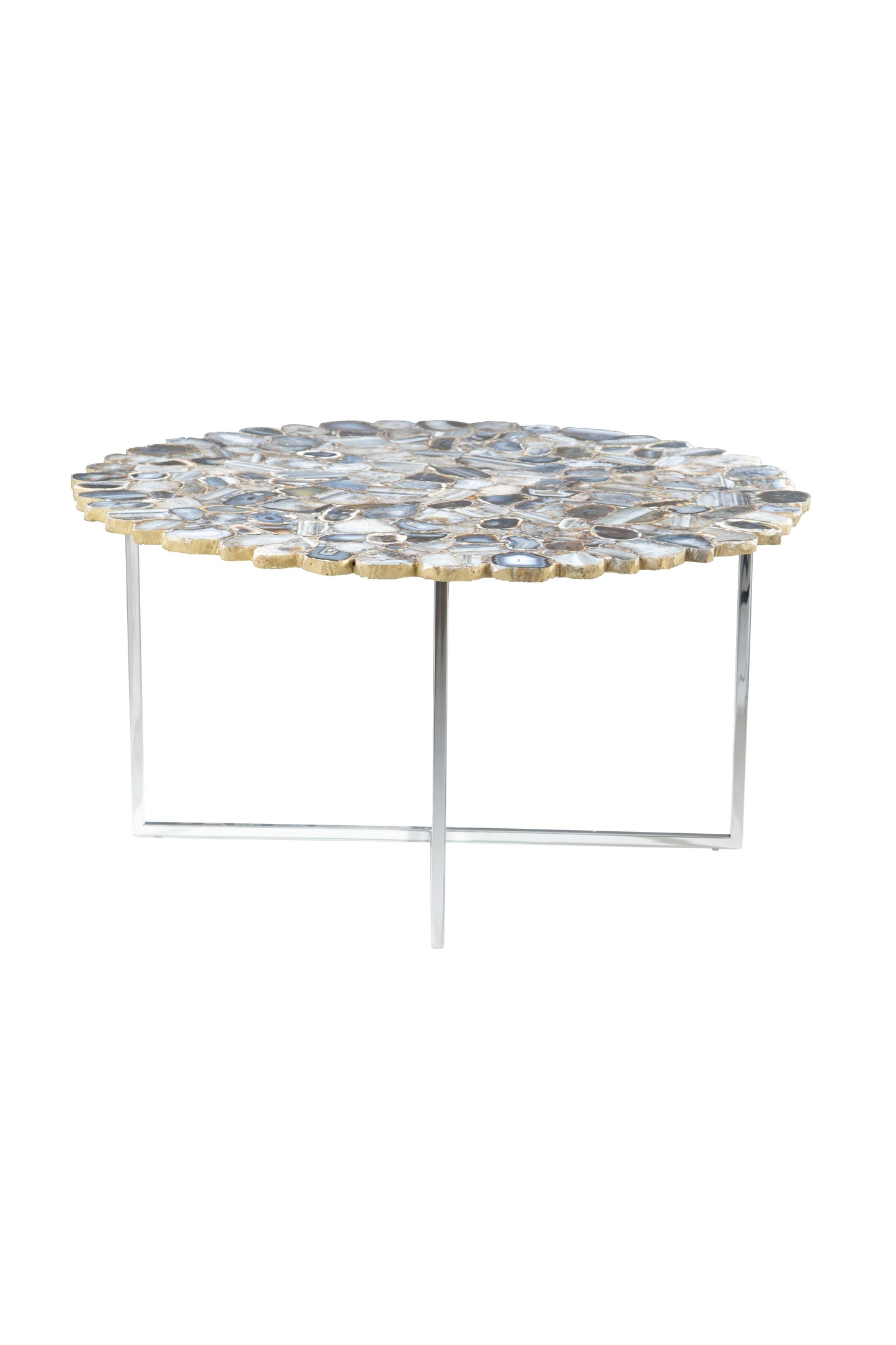 Rabia Coffee Table With Cross Base