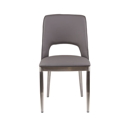 Gild Grey Leather Effect Dining Chair