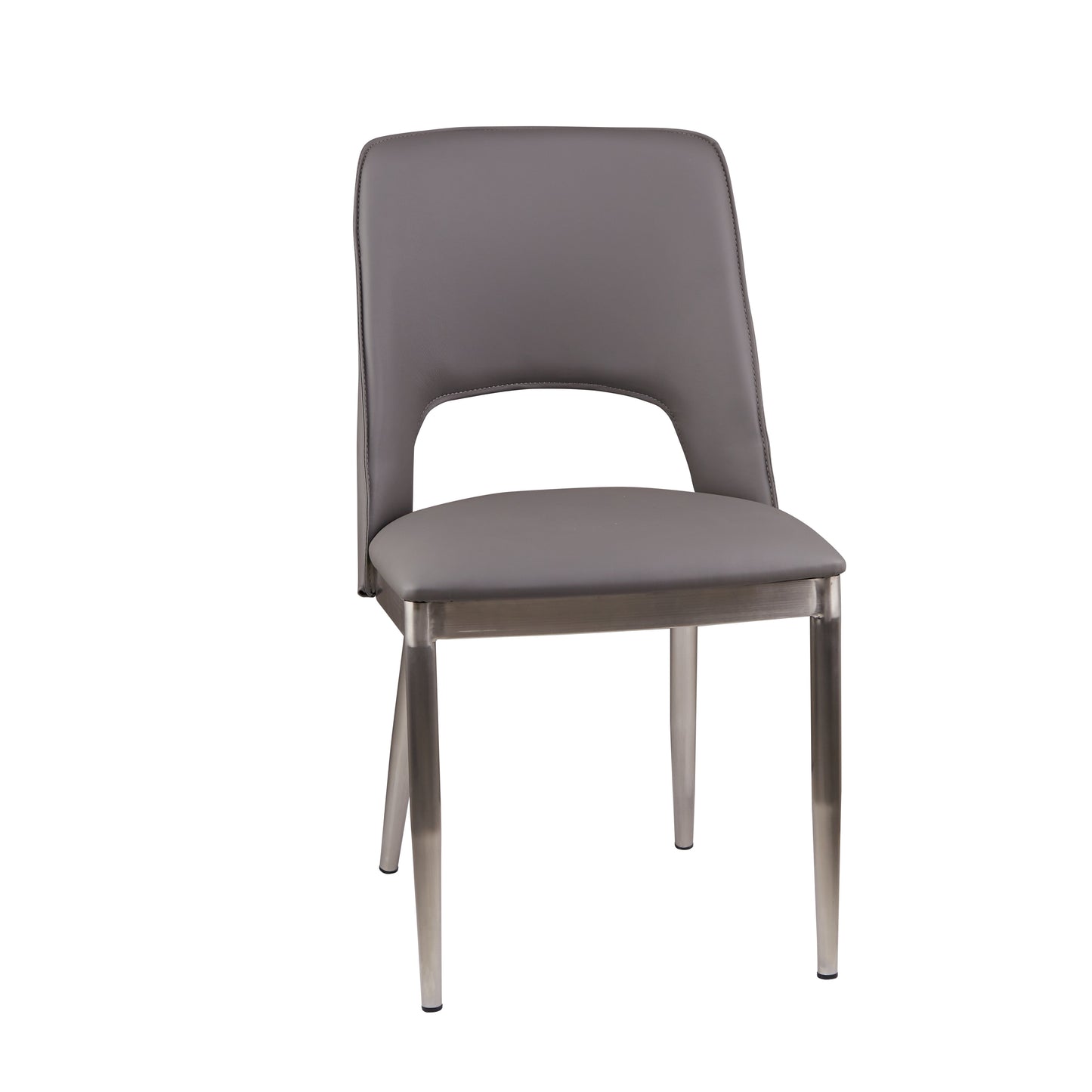 Gild Grey Leather Effect Dining Chair