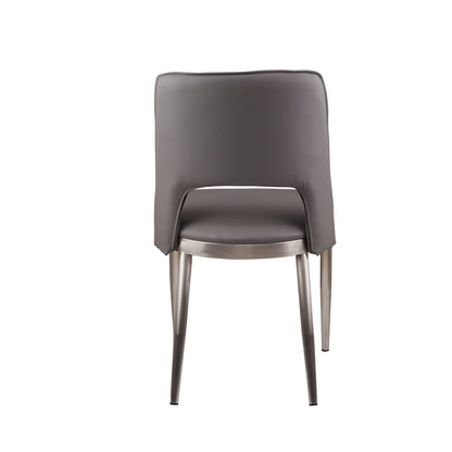 Gild Grey Leather Effect Dining Chair