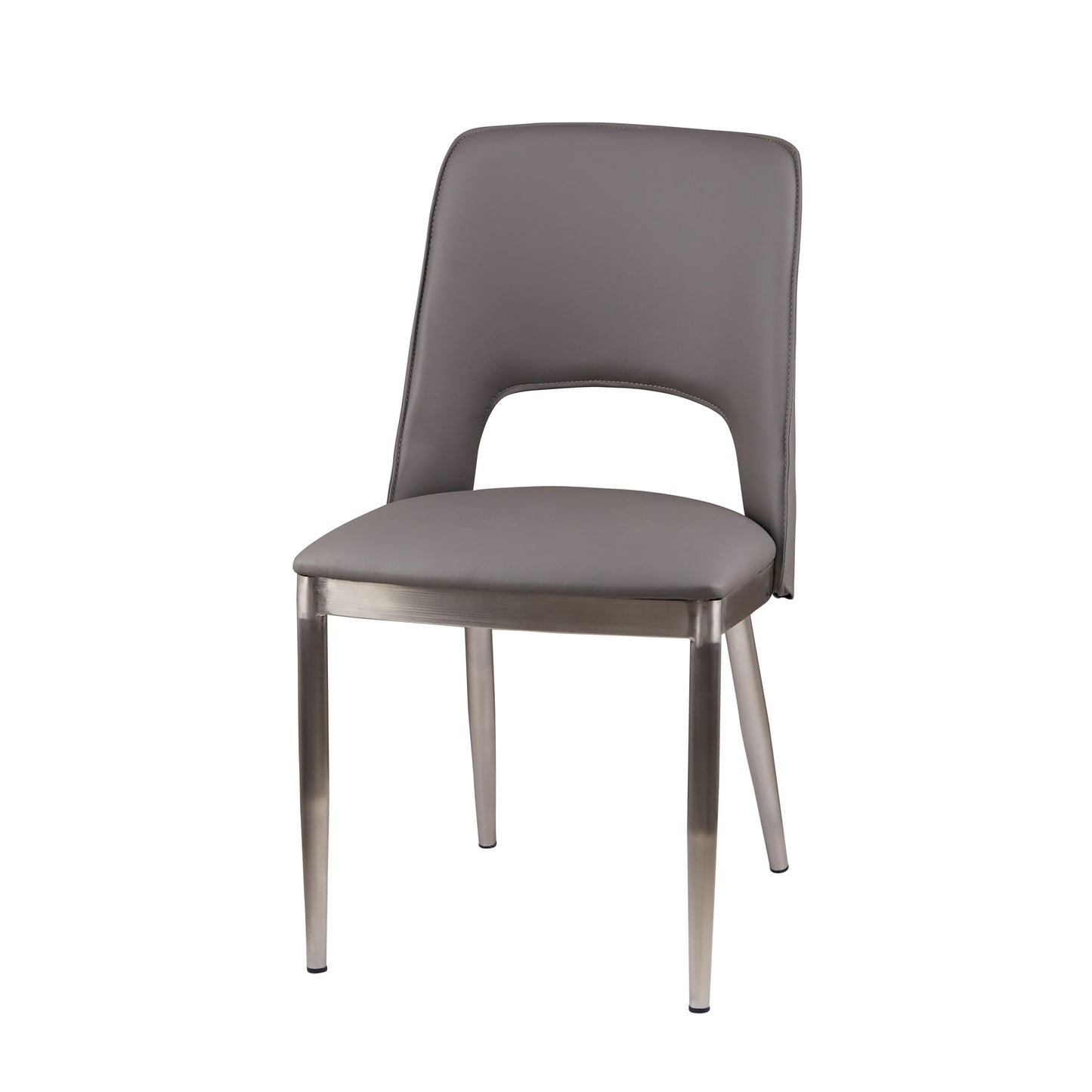 Gild Grey Leather Effect Dining Chair