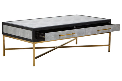 Cadis Grey Shagreen Coffee Table