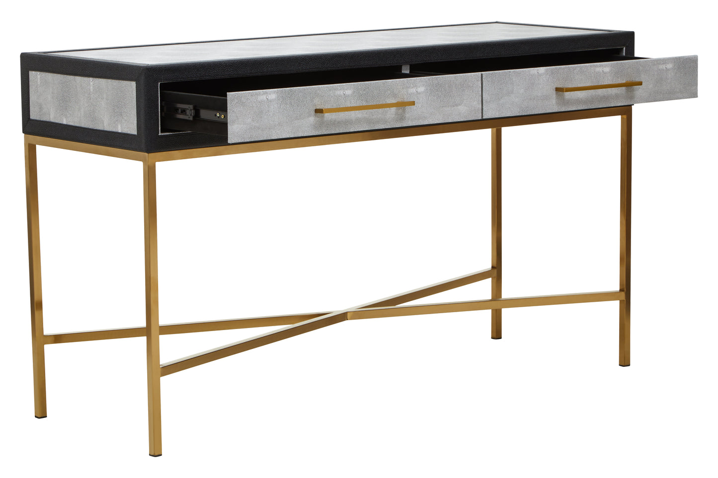 Cadis Grey Shagreen Console Table