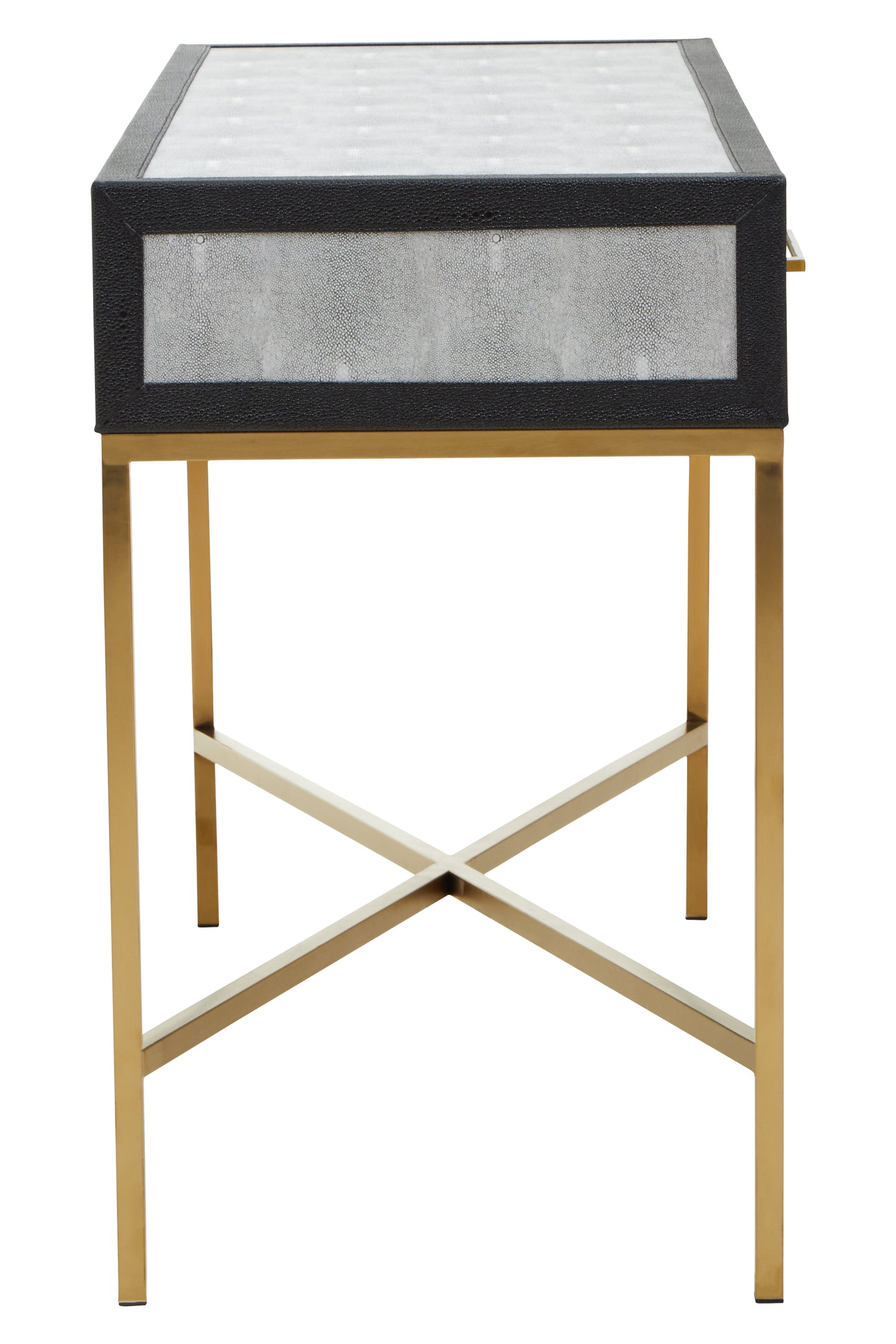 Cadis Grey Shagreen Console Table