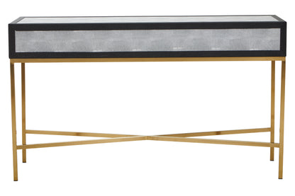 Cadis Grey Shagreen Console Table