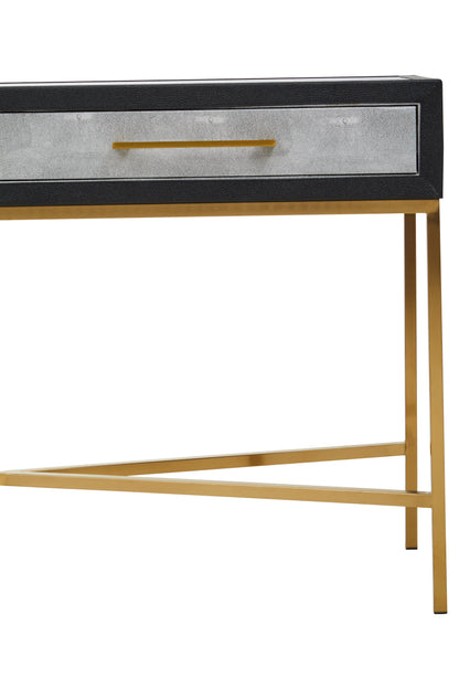 Cadis Grey Shagreen Console Table