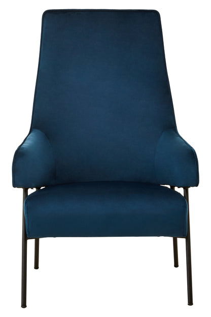 Hena Blue Velvet Chair