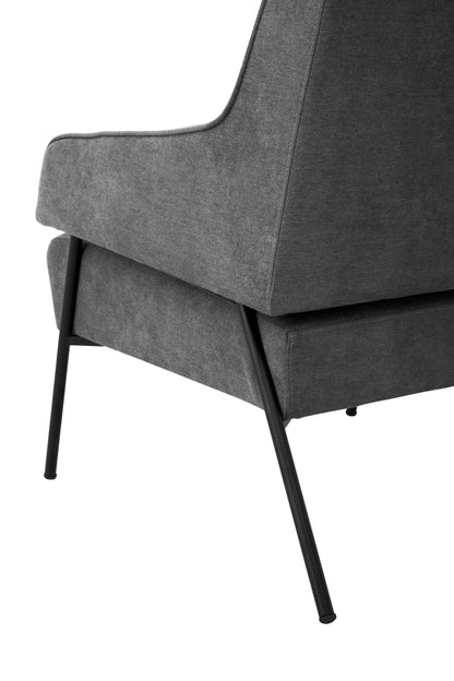 Hena Ash Velvet Chair