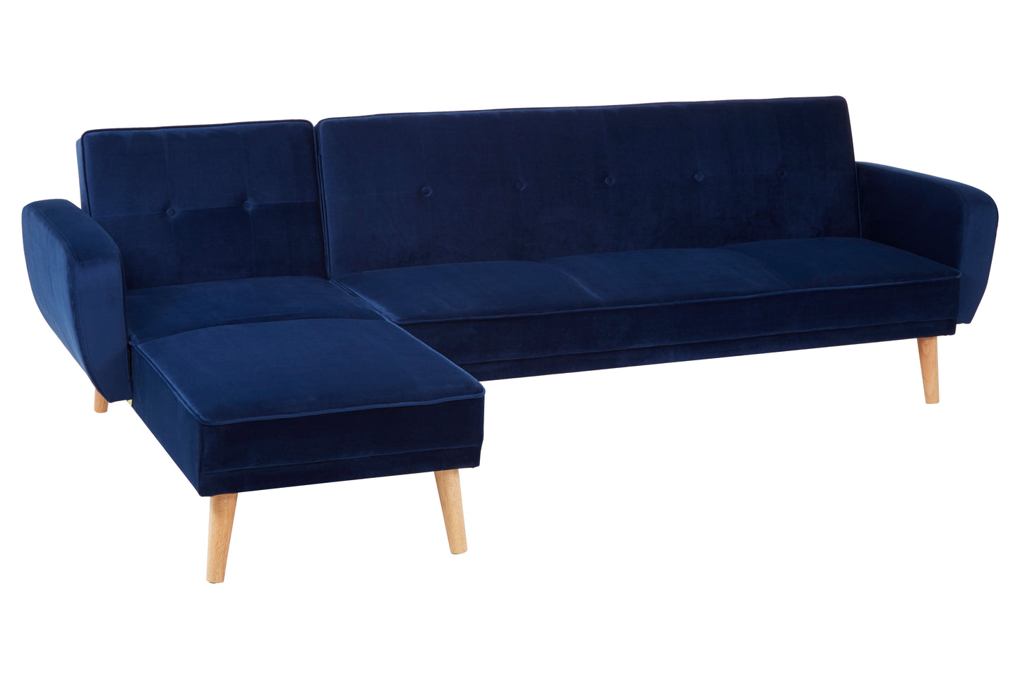 Sereni 3 Seat Navy Sofa Bed