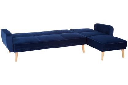 Sereni 3 Seat Navy Sofa Bed