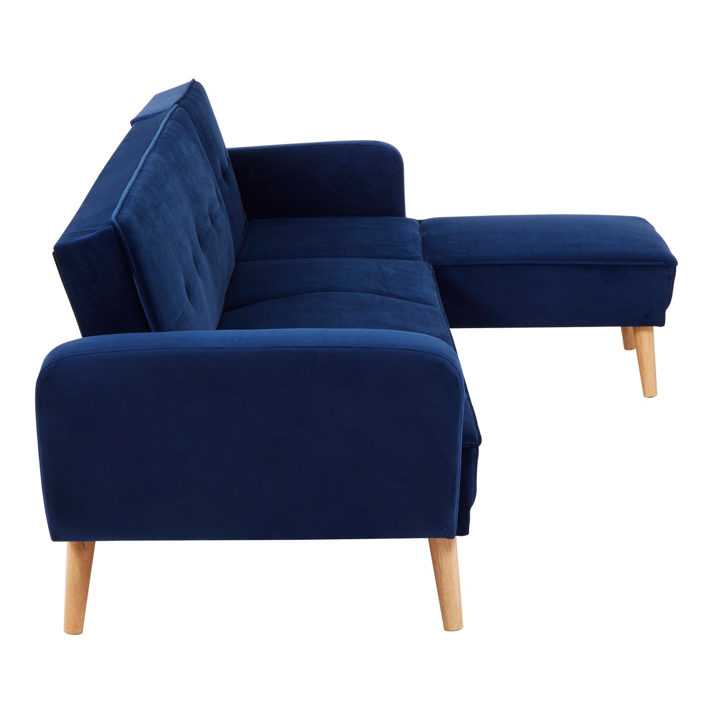 Sereni 3 Seat Navy Sofa Bed