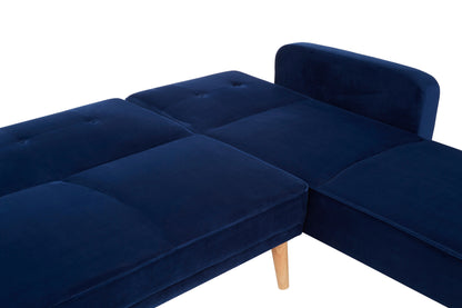 Sereni 3 Seat Navy Sofa Bed