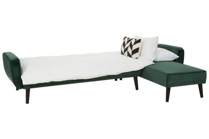 Sereni 3 Seat Green Sofa Bed