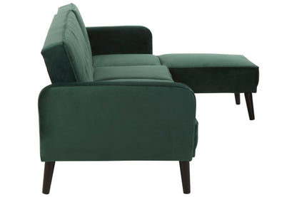 Sereni 3 Seat Green Sofa Bed