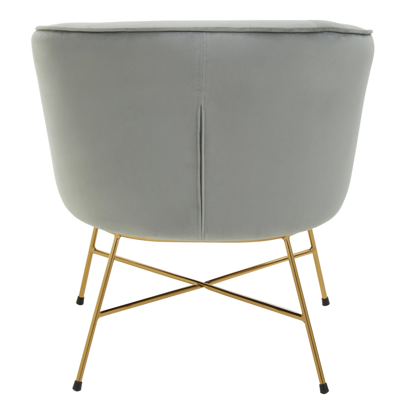 holm Grey Chair With Metal Frame