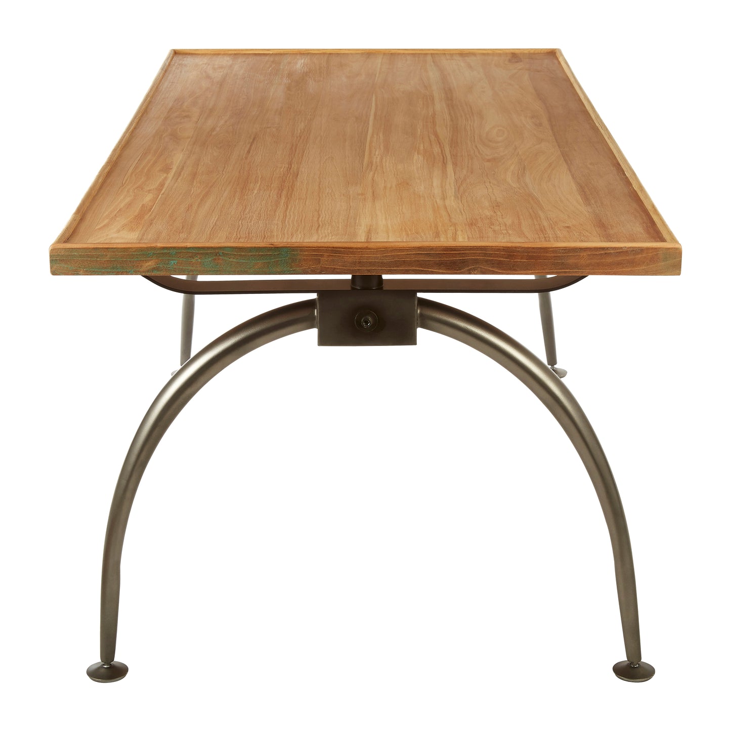 Foundry Dining Table With Elm Wood Top