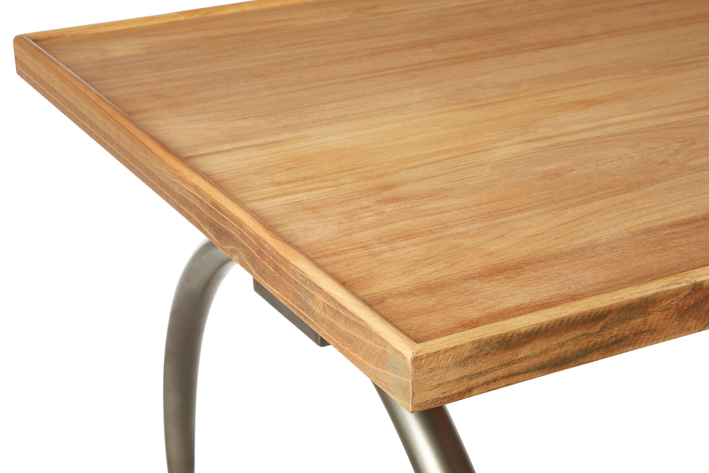 Foundry Dining Table With Elm Wood Top