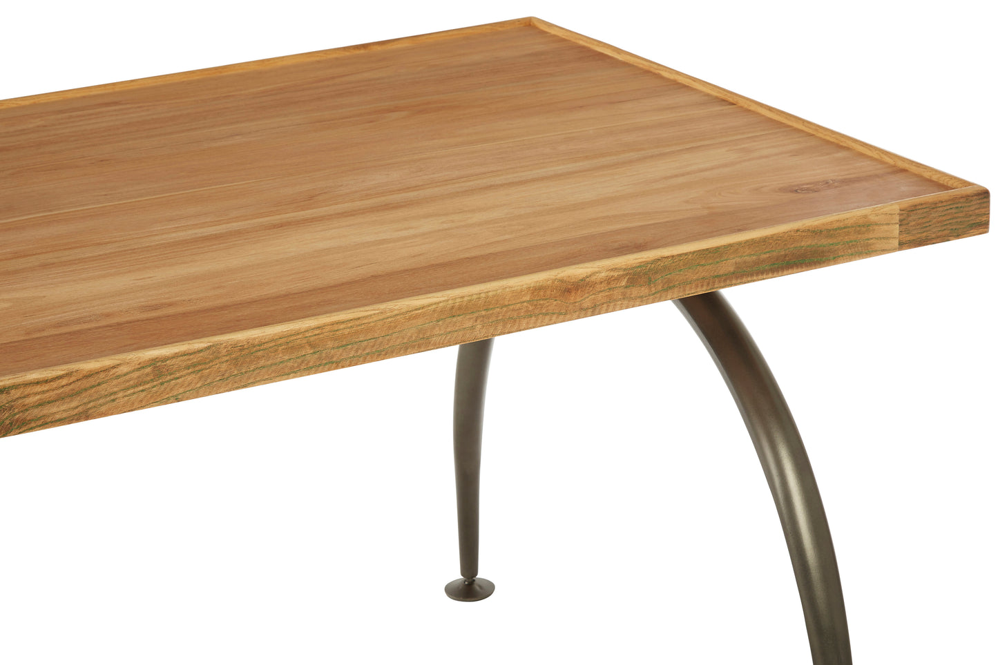 Foundry Dining Table With Elm Wood Top