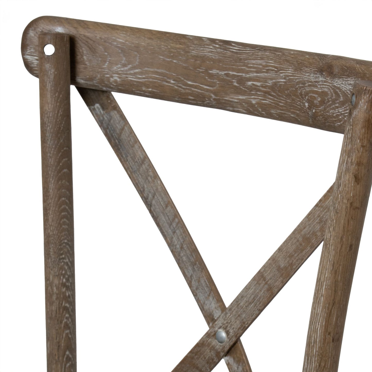 Light Oak Cross Back Dining Chair