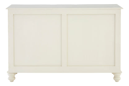 Lore 6 Drawer White Sideboard