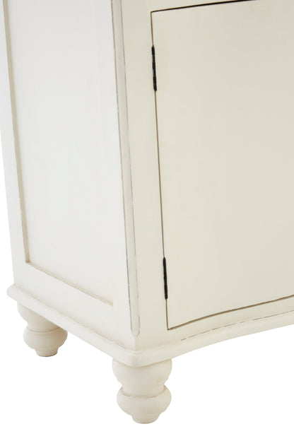 Lore 6 Drawer White Sideboard