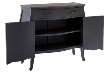 Lore 2 Door Dark Grey Sideboard