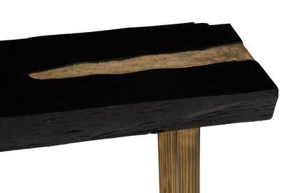 Esamra Console Table With Black Top