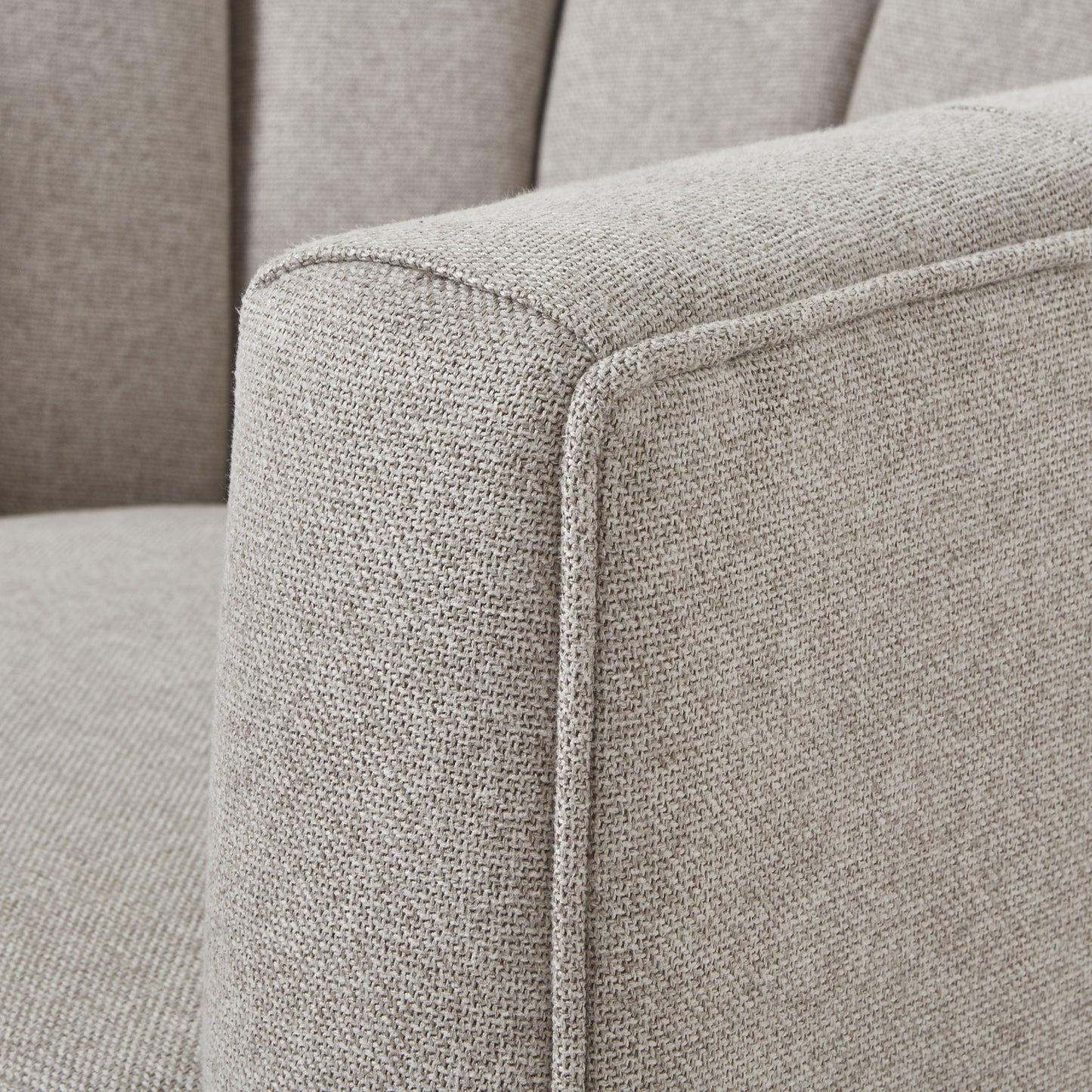 Mily Swivel Chair In Oatmeal Twill