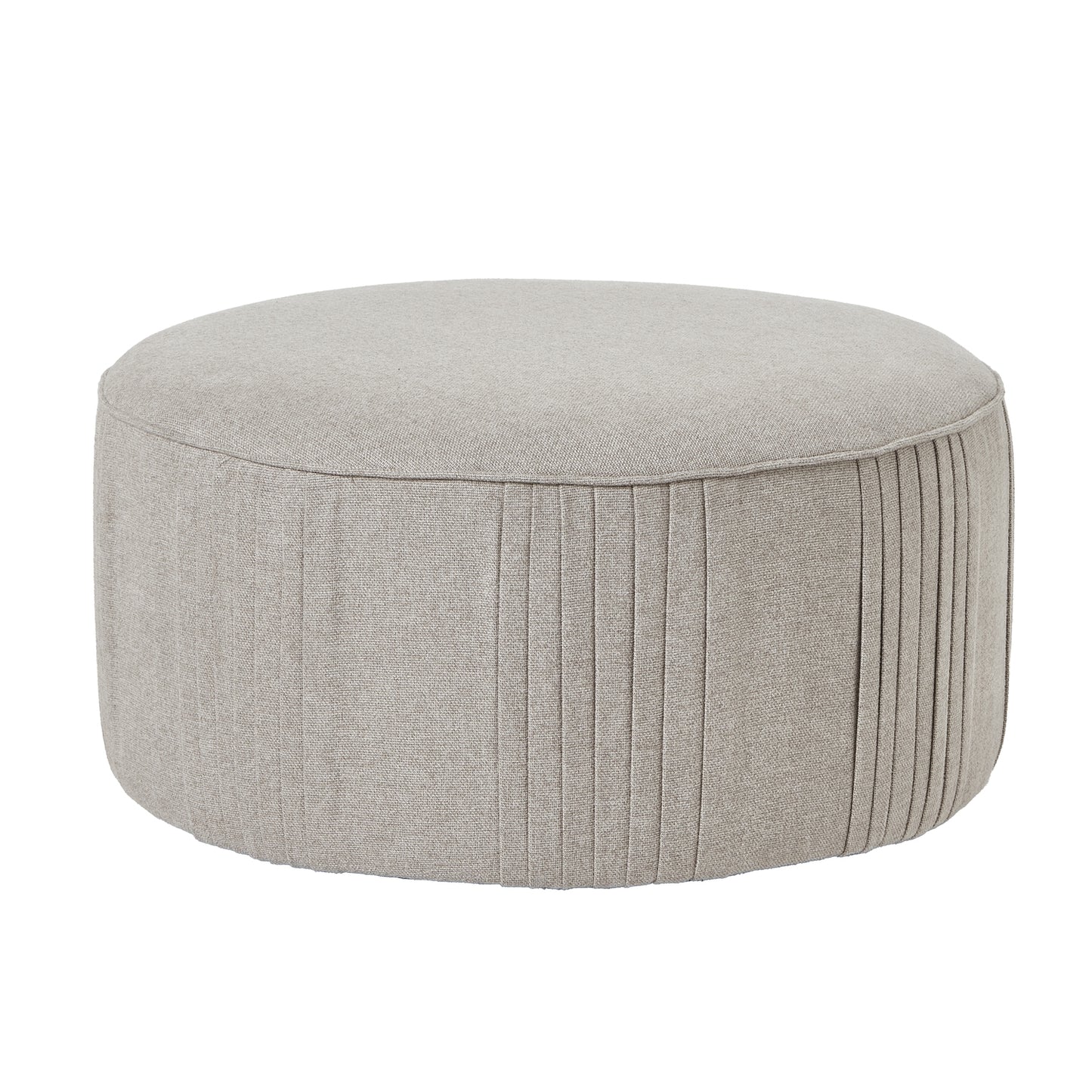 Mily Swivel Ottoman In Oatmeal Twill