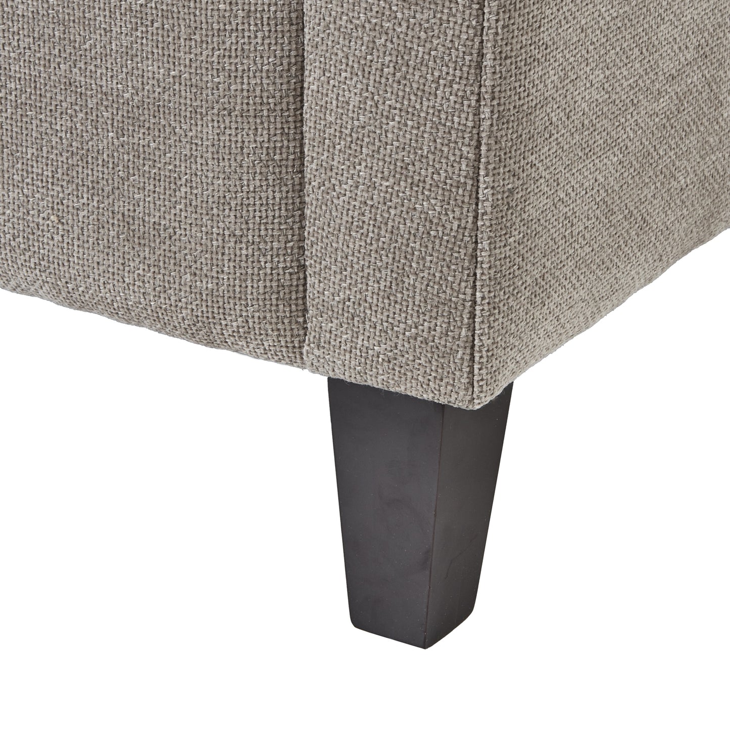 Vasper Taupe Cushion Back Snuggle Chair