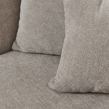 Vasper Taupe Cushion Back Snuggle Chair