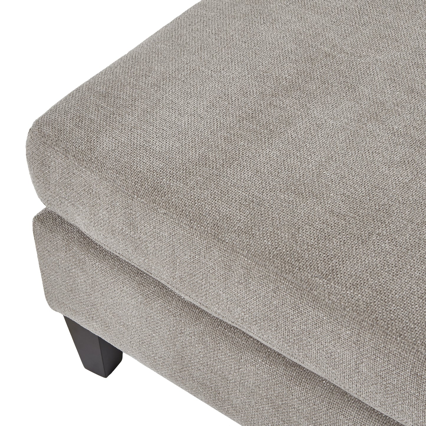 Vasper Taupe Ottoman Foot Stool