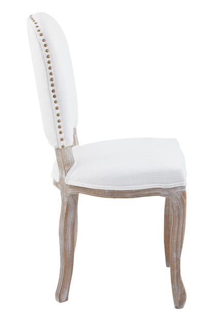 Kensi Townhouse White Winged Dining Chair